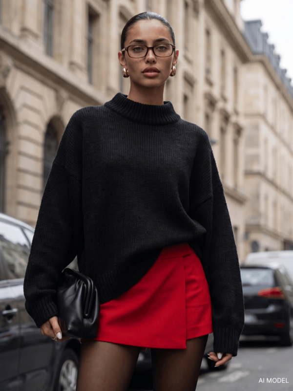 Sweter Solomon Czarny