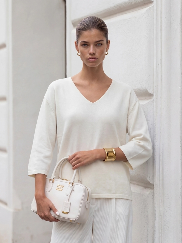 Sweater Geraldin Premium Ecru