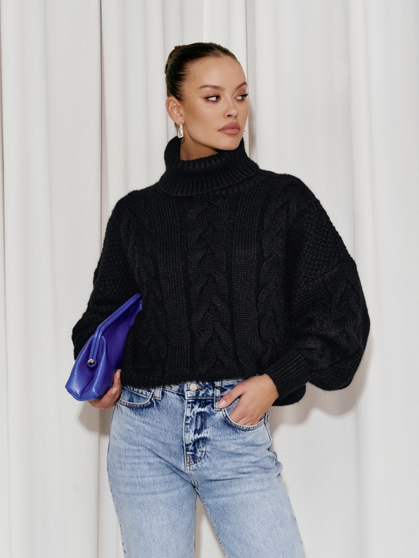 Sweter Halston Czarny