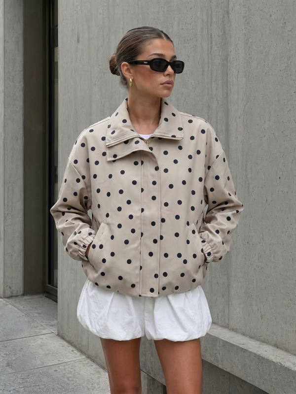 Jacket Wisteria Dots Beige