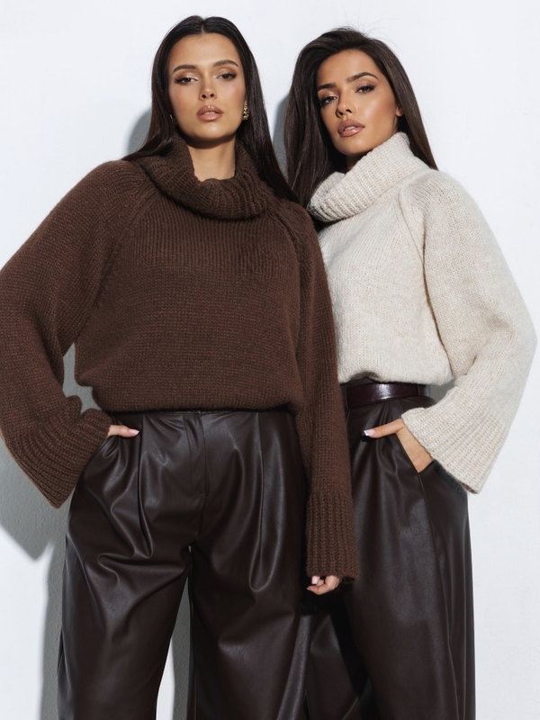 Sweter Bonso Brązowy