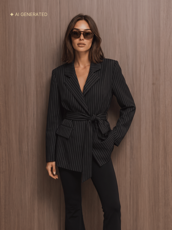 Marynarka Ernest Stripes Czarna