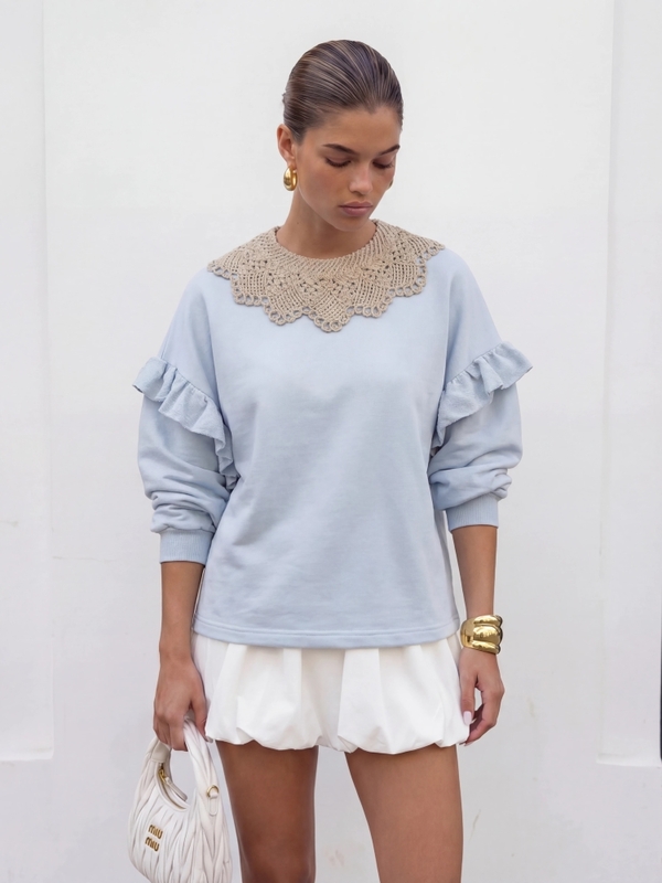 Bluza Nella New Błękitna