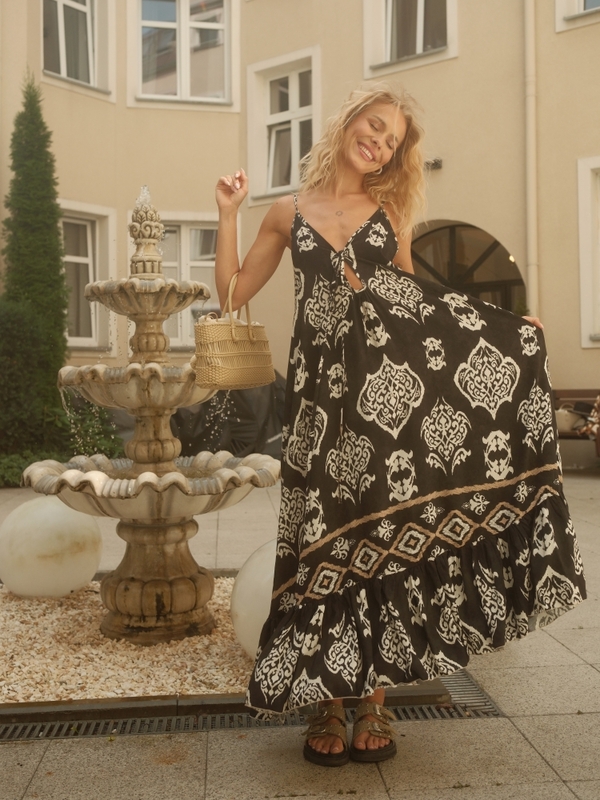 Dress Elizabeth Boho Black