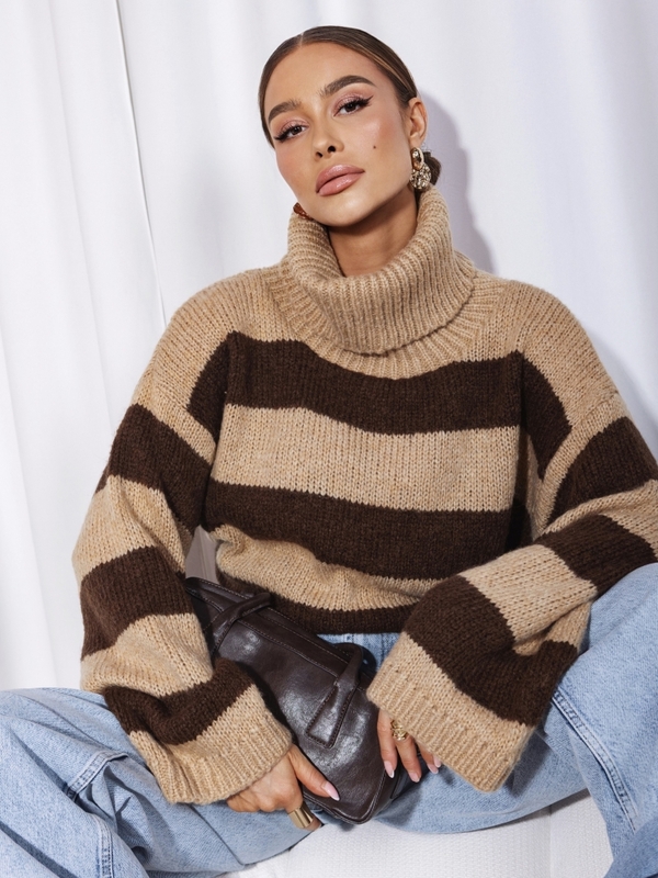 Sweater Kamos Brown Caramel