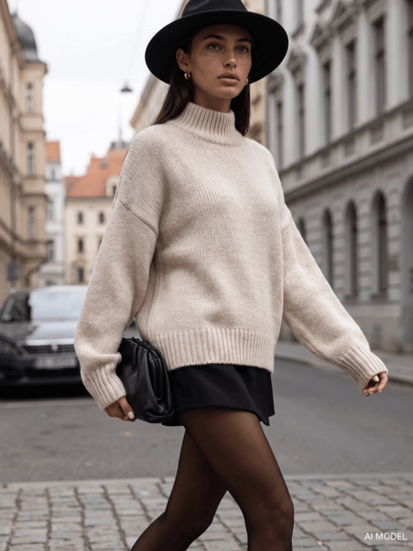 Sweter Solomon Cappuccino