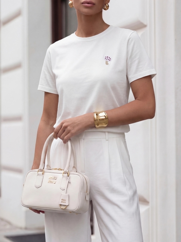 T-shirt Osvyn Mushroom Ecru