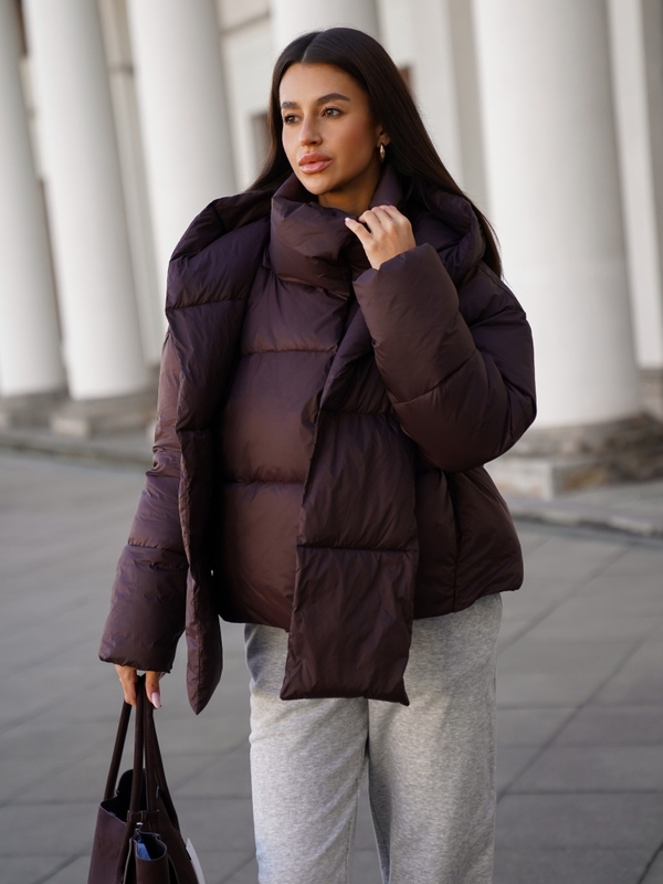 PRE ORDER 02.11.2026 Kurtka Cassia Czekoladowa