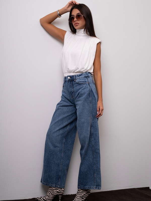 Spodnie Guarino Jeans Niebieski