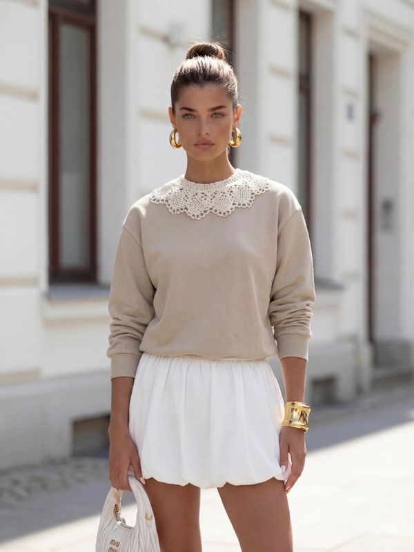 Bluza Saria New Beżowa