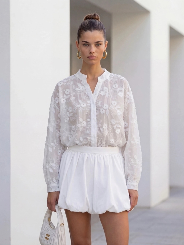 Koszula Monella Ecru