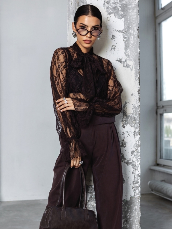 Bluzka Remi Brązowa