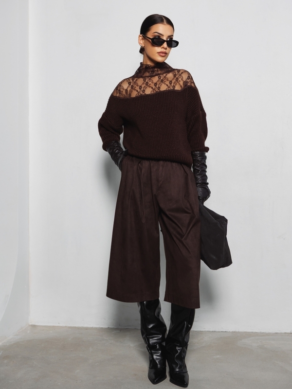 Spodnie Emmer New Brązowe