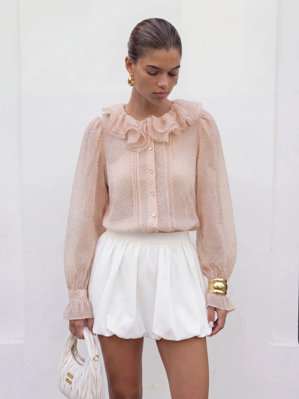 Koszula Katija Dots Pudrowa