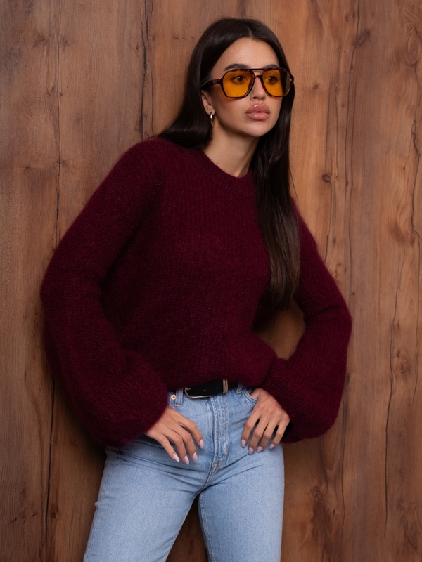 Sweter Melrose Premium Bordowy