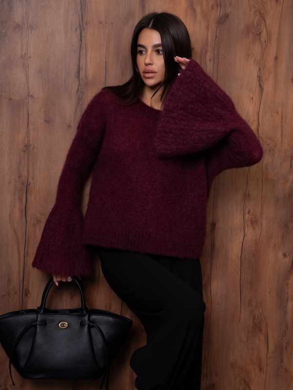 Sweter Nuxe Premium Bordowy