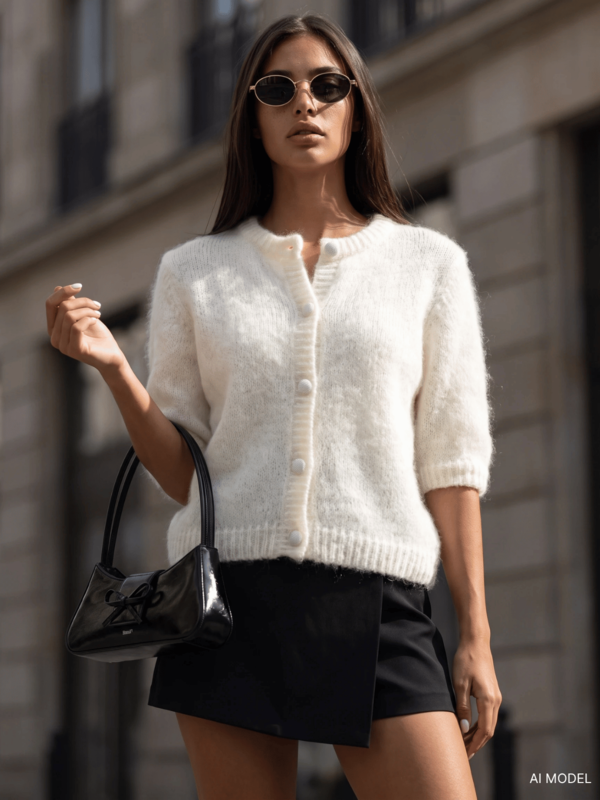 Sweter Daniel Premium Ecru