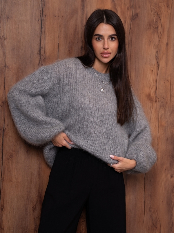 Sweter Vela Premium Szary