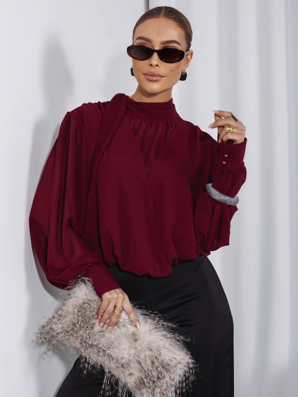 Koszula Serina Bordowa