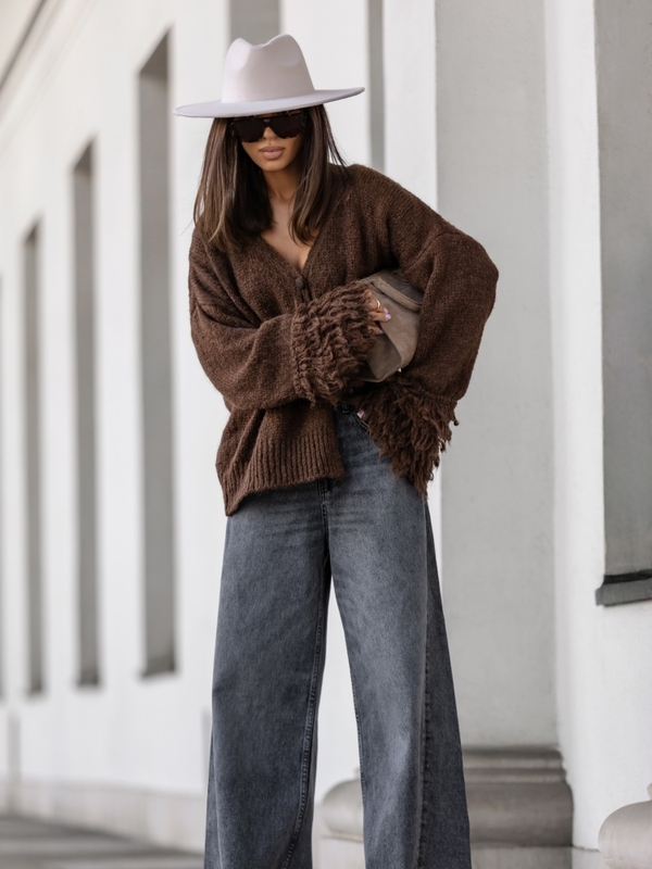 Sweter Gomez Brązowy