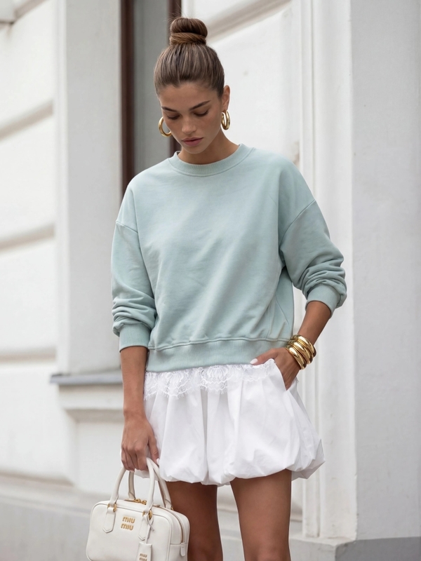 Bluza Baxin Miętowa