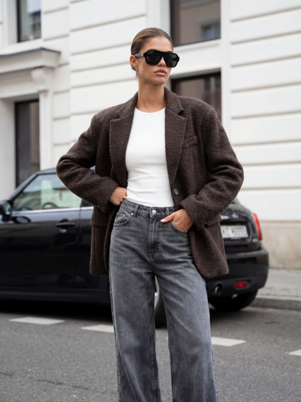 Marynarka Mildred Brązowa