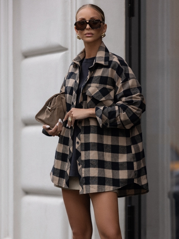 Koszula Bianca Black Beżowa
