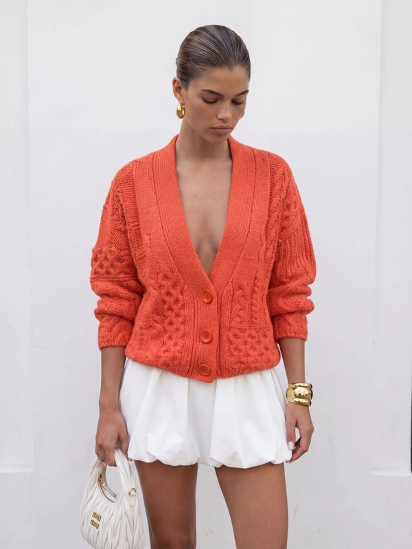 Sweter Manili Koralowy