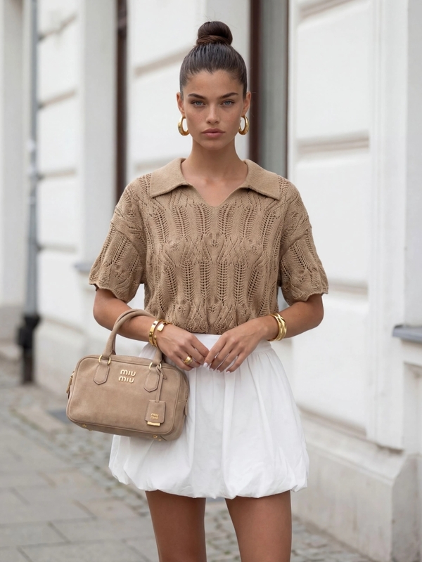 Sweter Gregory Karmelowy