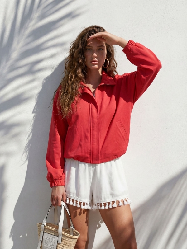 Jacket Wisteria Red