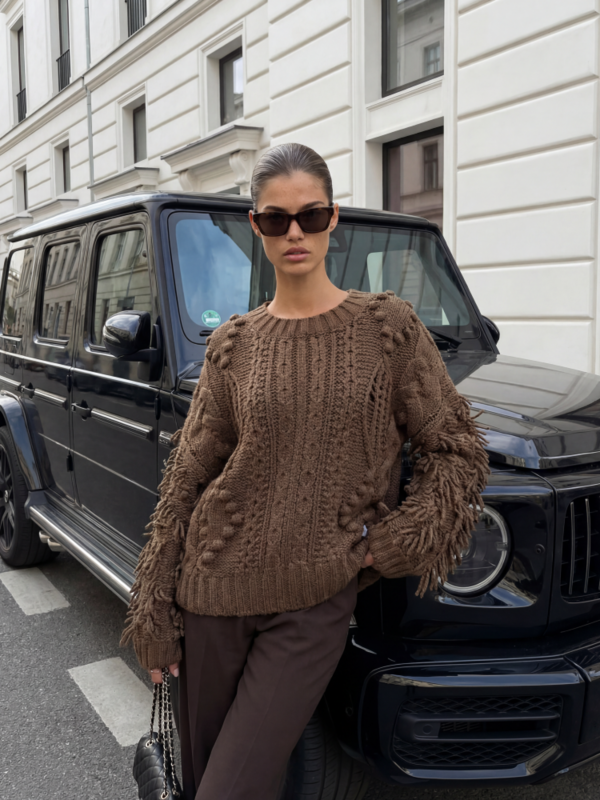 Sweter Jasper Brązowy