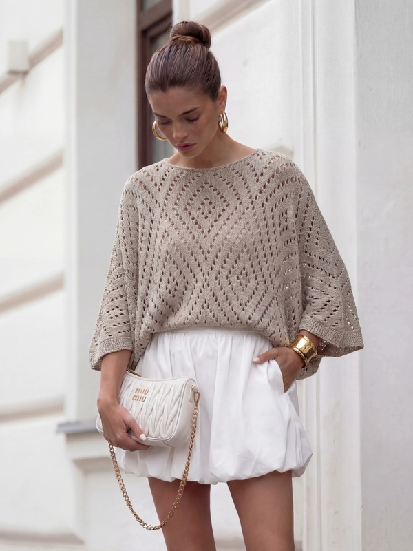 Sweter Virmos Beżowy