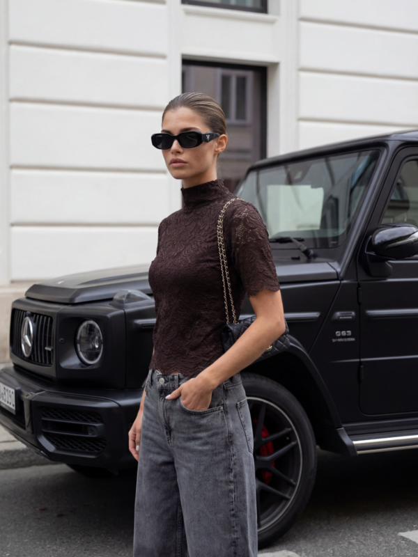 Bluzka Imogia Brązowa