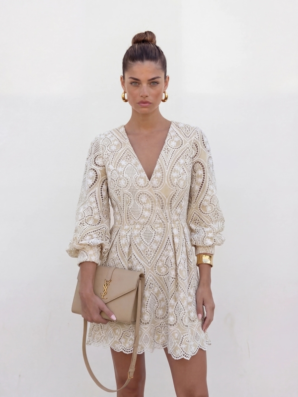 Sukienka Tarija Beżowa