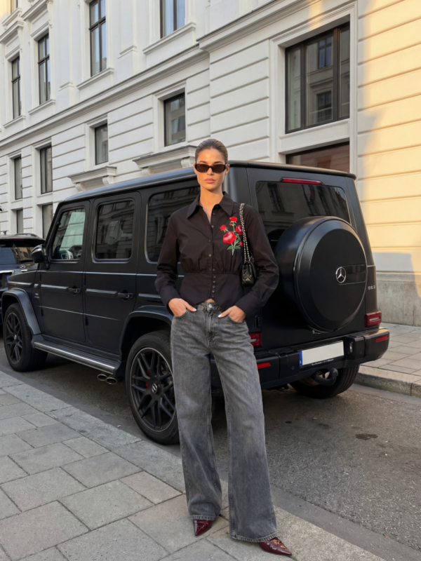 Koszula Theodora Czarna