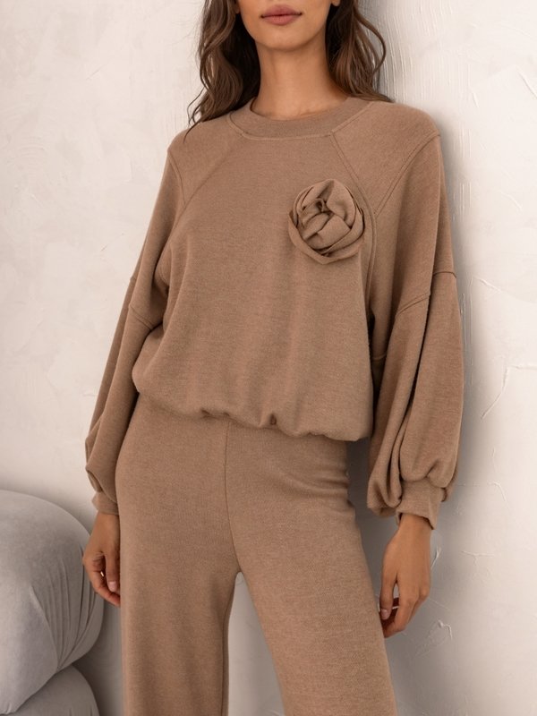 Sweatshirt Maribo Caramel