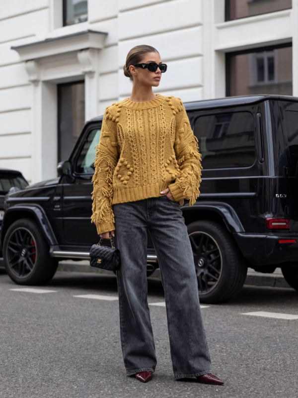 Sweter Jasper Karmelowy