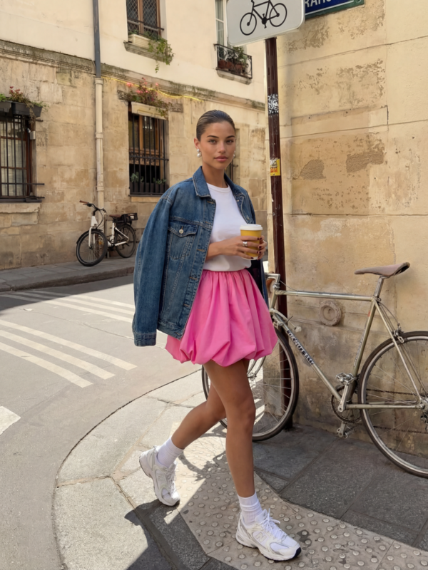 Spódnica Bloria Amarantowa