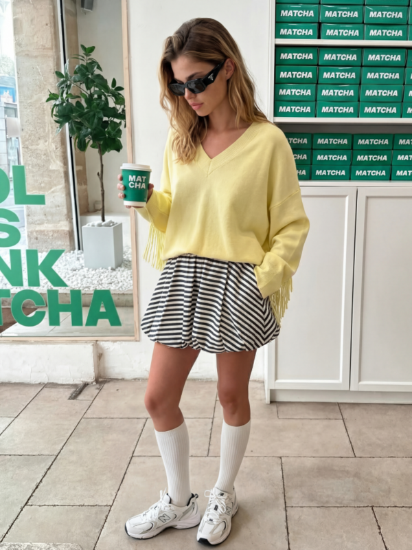 Sweter Armando Boho Żółty