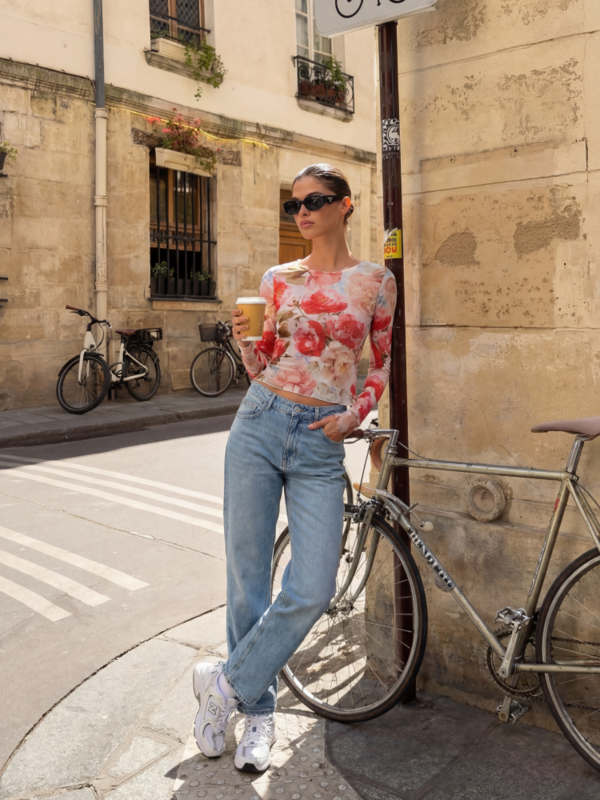 Bluzka Aurora Flower Ecru