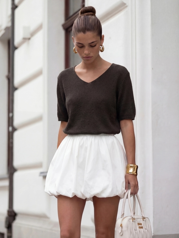 Sweter Walter Brązowy