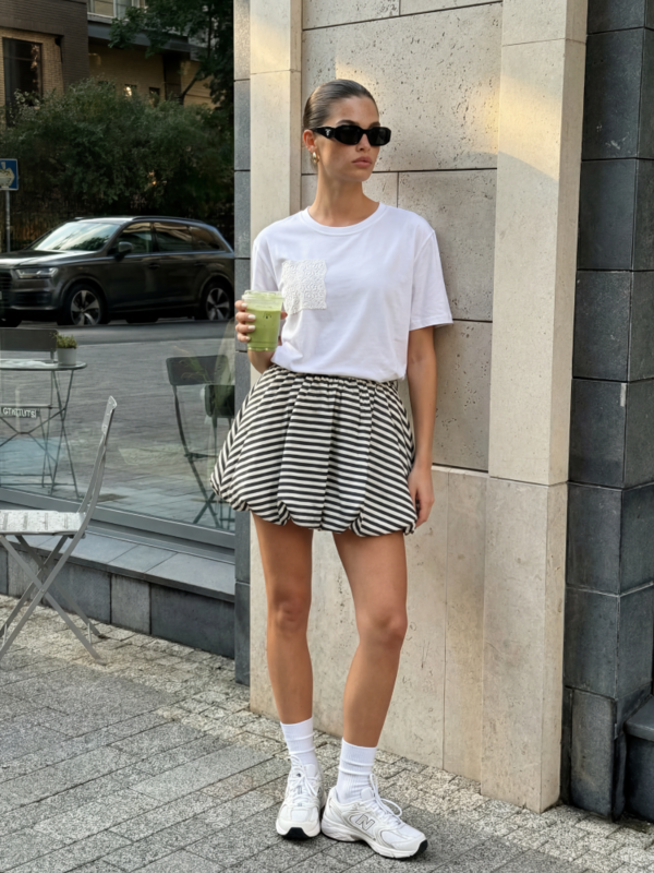 T-shirt Vincent Biały