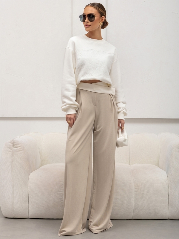 Sweatshirt Lilianna Ecru