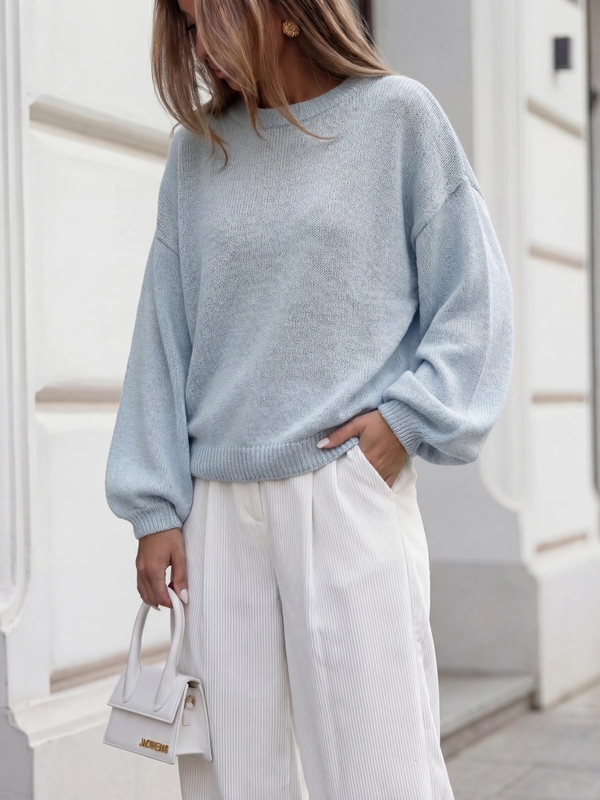 Sweter Kaspian Błękitny