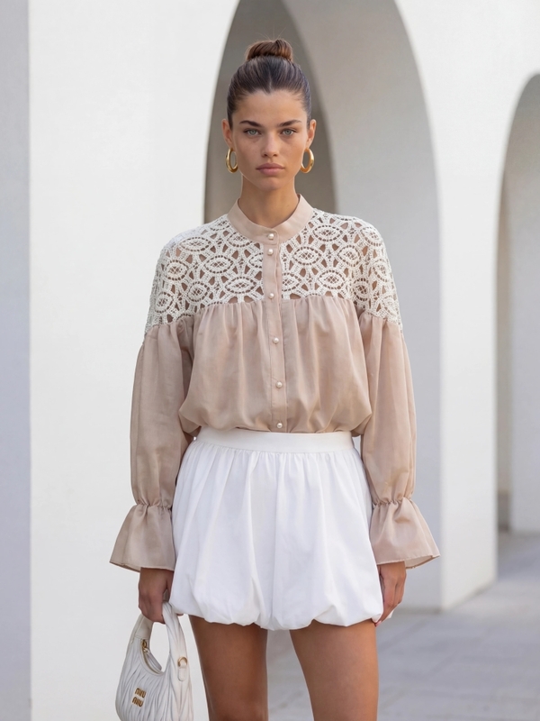 Koszula Tarmosa Beżowa