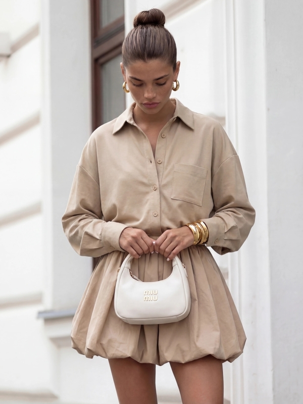 Koszula Hattie Beżowa