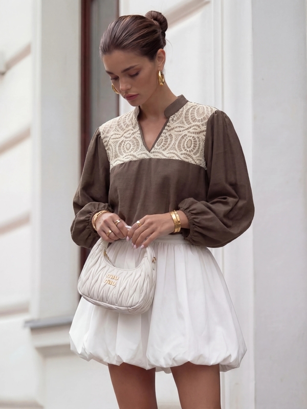 Koszula Kendria Brązowa