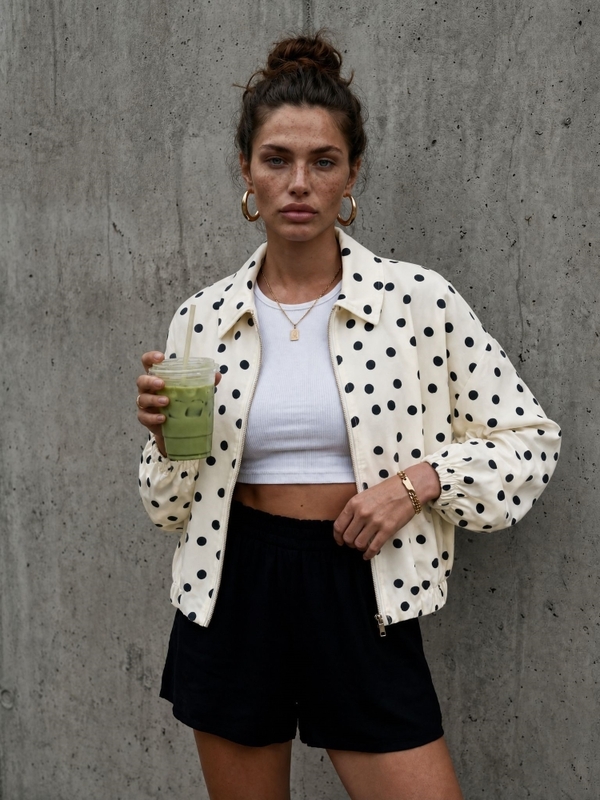 Jacket Wisteria Dots Cream