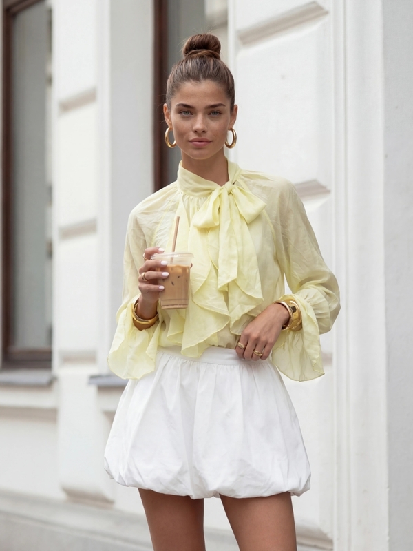 Koszula Danica Żółta