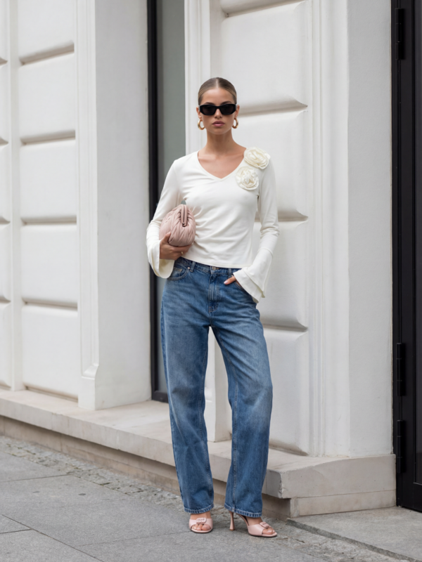 Bluzka Maudina Kremowa